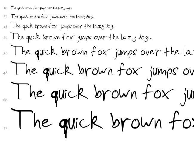 Slevdog 2 font waterfall